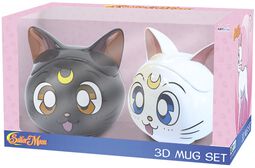 Luna and Artemis -  Moon Cats, Sailor Moon, Tazza
