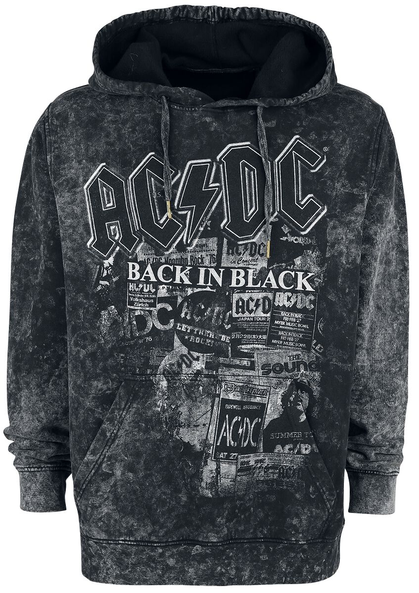 Back In Black AC/DC Felpa con cappuccio EMP