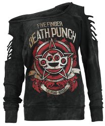 Logo Star, Five Finger Death Punch, Felpa