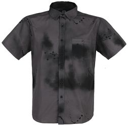 Short-sleeved shirt with airbrush effect, RED by EMP, Camicia Maniche Corte
