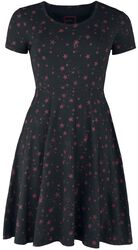 Dress with all-over star print, RED by EMP, Miniabito