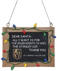 Vegas Golden Knights - Blackboard sign, NHL, Palline di natale