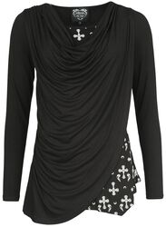 Gothicana X Anne Stokes long-sleeved top, Gothicana by EMP, Maglia Maniche Lunghe