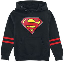 Kids - Classic Logo, Superman, Felpa con cappuccio