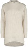 White Knitted Jumper, RED by EMP, Maglione