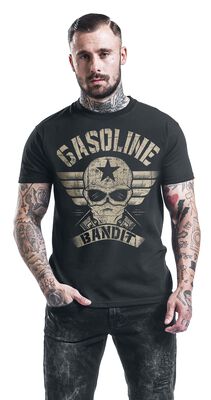 Maglietta Nera Harley Davidson con Logo Classico Piccolo Maglietta Nera Harley Davidson con Logo Classico Piccolo