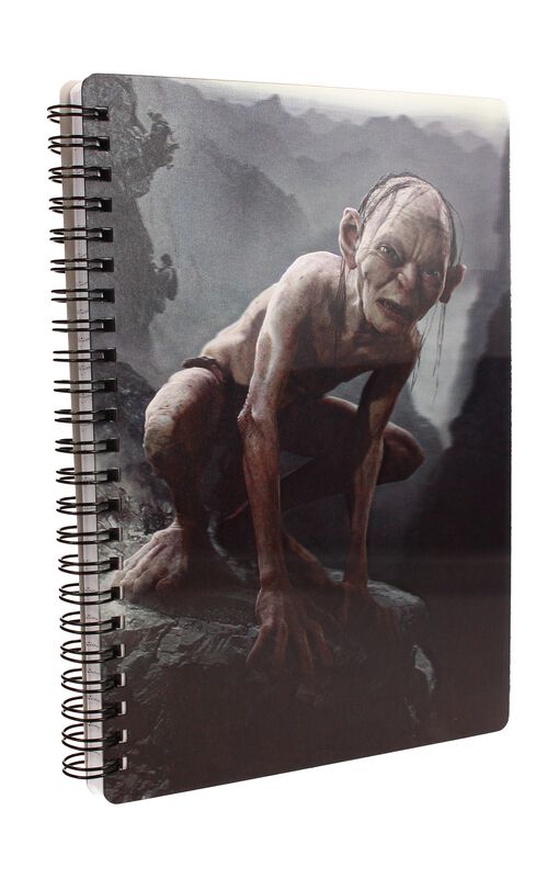 Gollum 3D Effect Notebook Il Signore Degli Anelli Notepad EMP