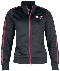 Amplified Collection - Ladies Taped Tricot Track Top, AC/DC, Felpa tuta
