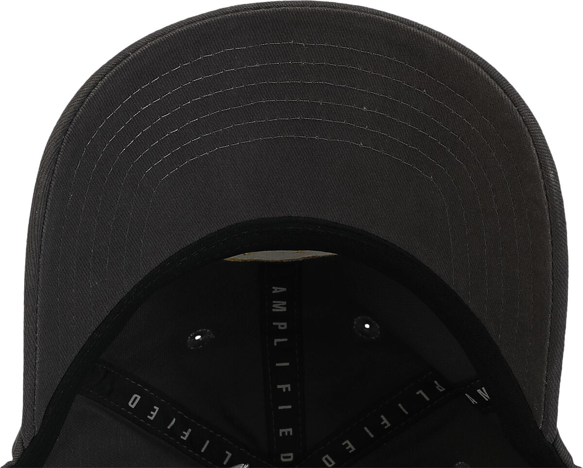 Nirvana Amplified Collection – Cappello Unisex In Cotone, Colore Carbone, Con Logo Della Band, Licenza Ufficiale