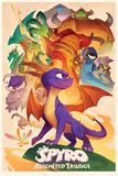 Animated Style, Spyro - The Dragon, Poster