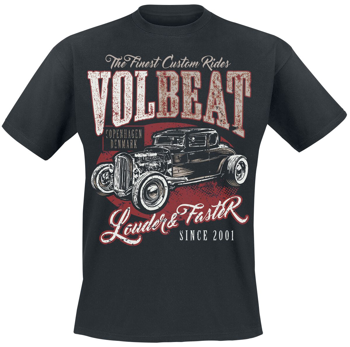 Volbeat Skull & Crossbones T-shirt - Black