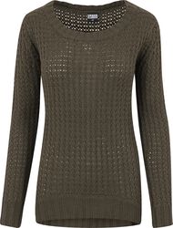 Ladies Long Wideneck Sweater, Urban Classics, Maglione