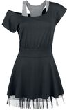 Net Lace Dress, Black Premium by EMP, Miniabito