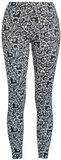 Leggings with Playful Barbed Wire Print, Full Volume by EMP, Leggings