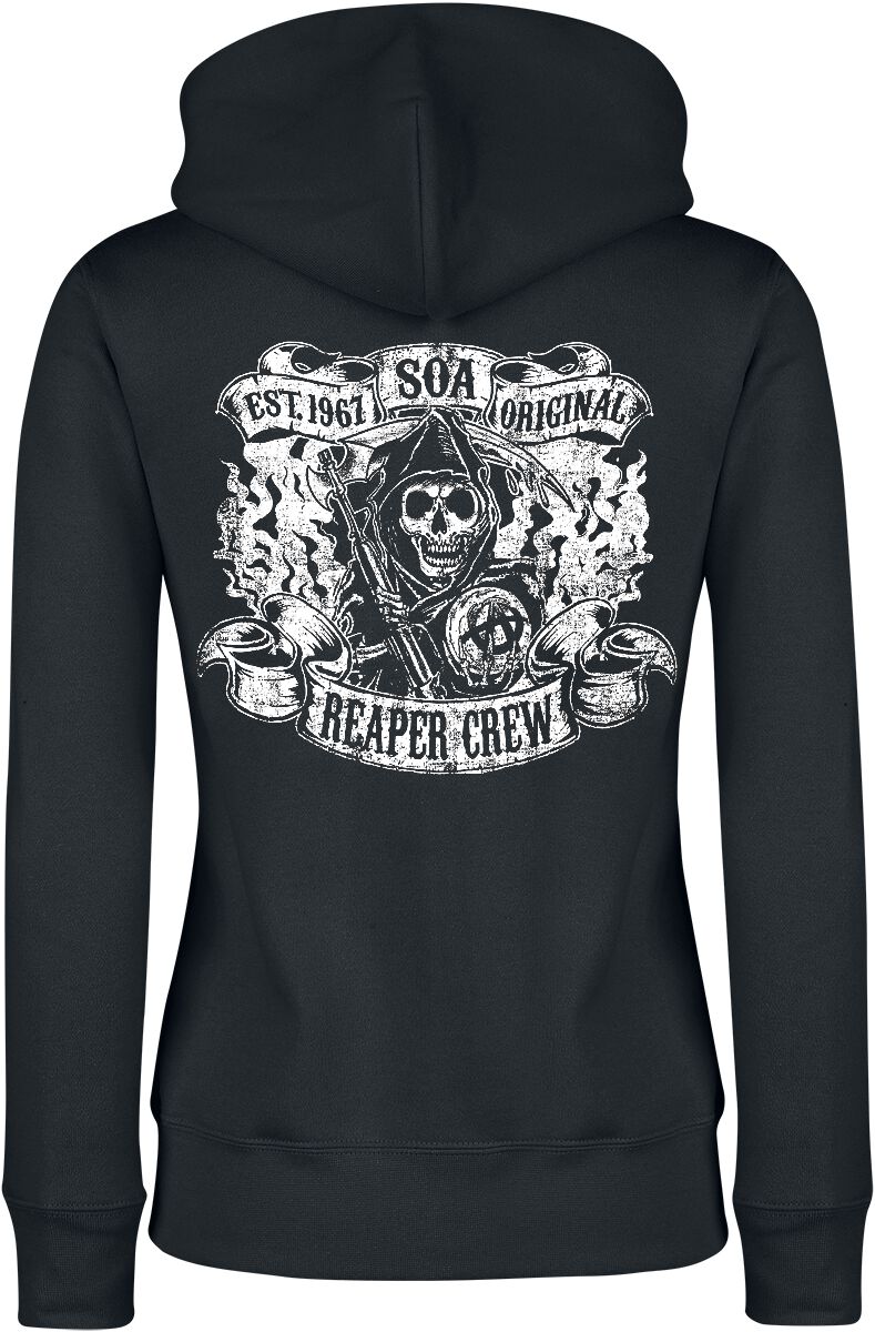 Reaper Crew Long Sleeve T-Shirt Inspired By Sons Of Anarchy TV Gang Bike Samcro - Foto 4
