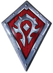 Horde Shield, World Of Warcraft, Targa di metallo