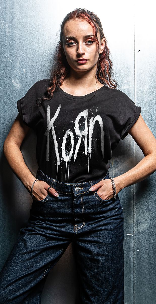Korn - tshirt - unisex - grande - maniche corte - P500z