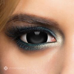 Chromaview Mini Sclera Black Daily Disposable Contact Lenses, Chromaview, Lenti a contatto