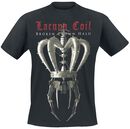 Broken Crown Halo, Lacuna Coil, T-Shirt