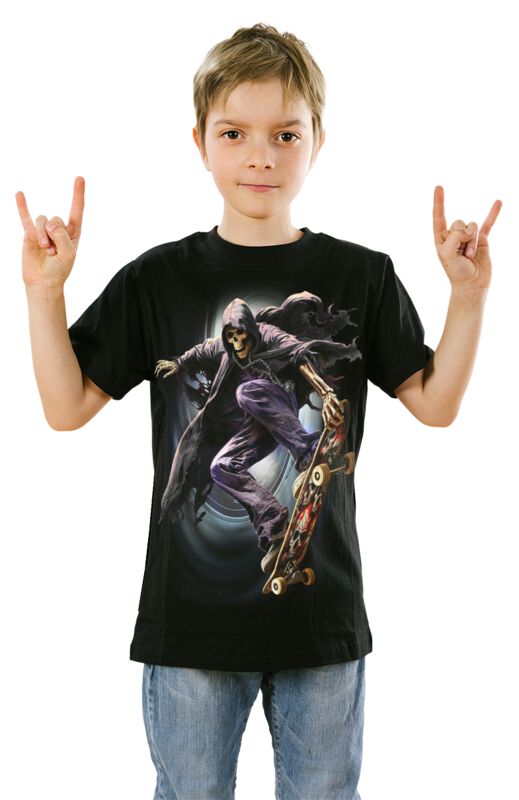 Spiral Kids T-Shirt Uomo Nero "Anger Management" - Gatto Arrabbiato, 100% Cotone, Stampa Frontale, Abbigliamento Alternativo