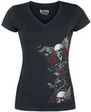 Rising Skull, Black Premium by EMP, T-Shirt