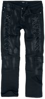 Pantaloni a sigaretta con risvolto Bambina, Nero | Milano Pantaloni a sigaretta con risvolto Bambina, Nero | Milano