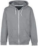Adult Full-Zip Hooded Sweatshirt, Anvil Knitwear, Felpa jogging