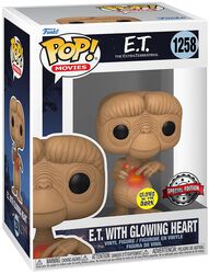 E.T. with glowing heart (GITD) vinyl figurine no. 1258, E.T., Funko Pop!