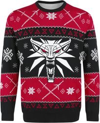 Dreaming Of A White Wolf, The Witcher 3, Christmas jumper
