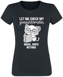 Let Me Check My GiveAShitOMeter, Animaletti, T-Shirt