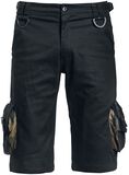 Camo Detail Shorts, Gothicana by EMP, Shorts