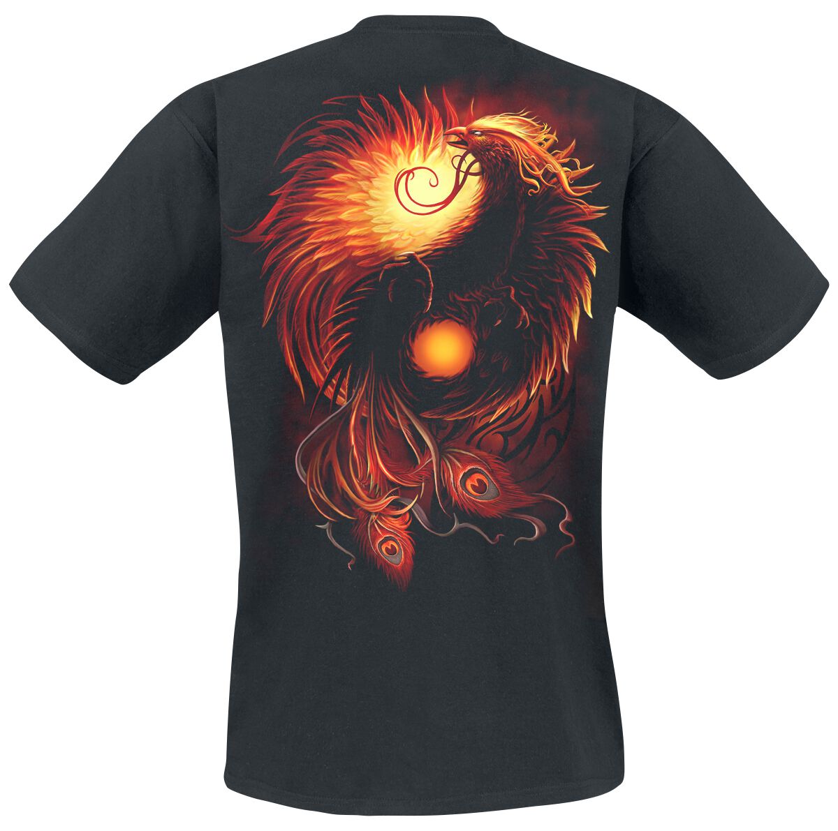 Spiral Grim Rocker T-Shirt - Black 100% Cotton Gothic Metal Band Tee With Cool Print