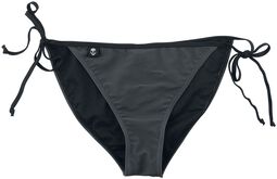Bikini Bottoms with Smalll Print, Black Premium by EMP, Slip bikini