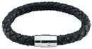 Thick Plaited Leather Bracelet, etNox hard and heavy, Bracciale in similpelle