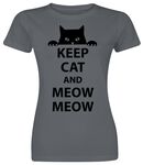 Keep Cat And Meow Meow, Keep Cat And Meow Meow, T-Shirt