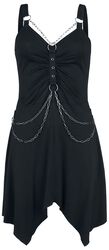 Short Dress With Chains, Gothicana by EMP, Miniabito
