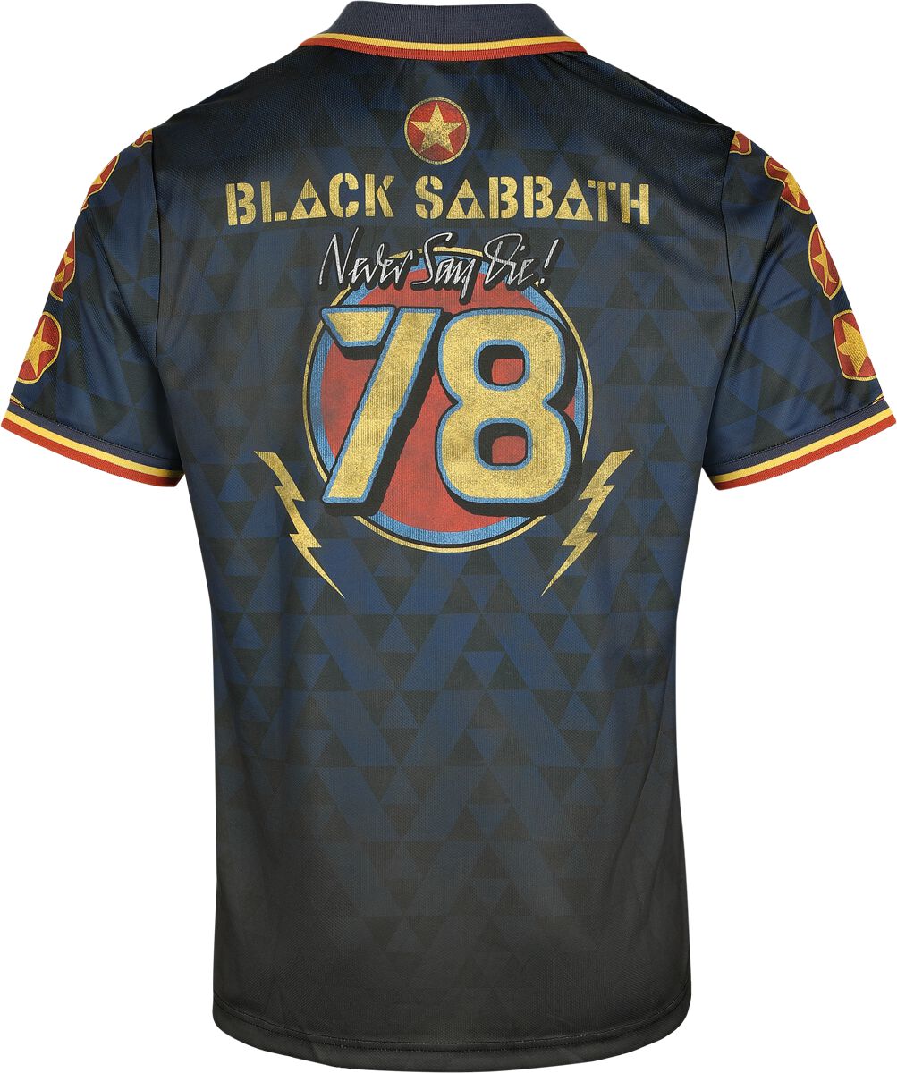 Black Sabbath 'Black Wavy Logo' (Grigio) Maglietta - NUOVO E UFFICIALE