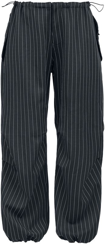 Raven pinstripe trousers