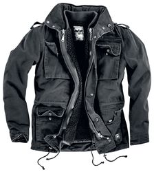 Army Field Jacket, Black Premium by EMP, Giacca invernale