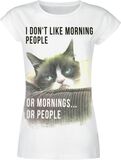 I Don't Like Morning People, Grumpy Cat, T-Shirt