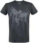 Splattered Eagle, Black Premium by EMP, T-Shirt