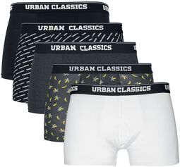 Boxer Shorts 5-Pack, Urban Classics, Set di boxer