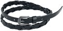 Black braided belt, Black Premium by EMP, Cintura