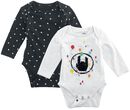 Double Pack Baby Rompers with Rockhand Print, EMP Stage Collection, Body