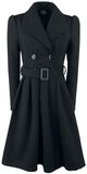 Black Vintage Swing Coat, H&R London, Cappotto invernale