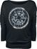 Long-sleeved top with runes compass