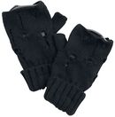 Knitted Gloves, Black Premium by EMP, Guanti