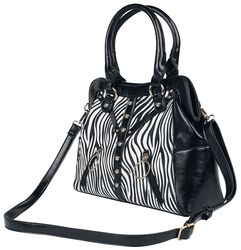 Zebra studded shoulder bag, Jawbreaker, Borsetta