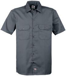 Short Sleeve Work Shirt, Dickies, Camicia Maniche Corte