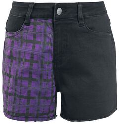 Checked Shorts, Gothicana by EMP, Hot Pants